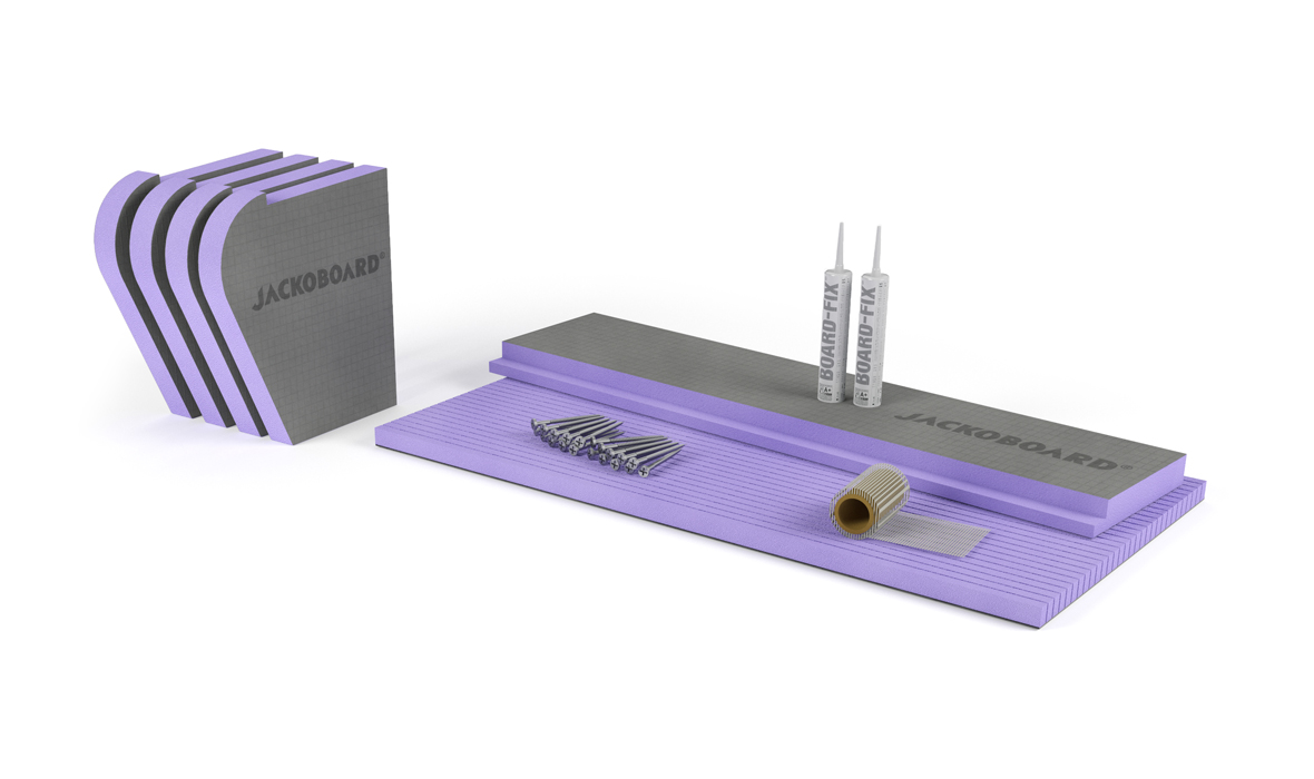JACKOBOARD® S-Kit Libertà totale per una ristrutturazione personalizzata e confortevole del bagno