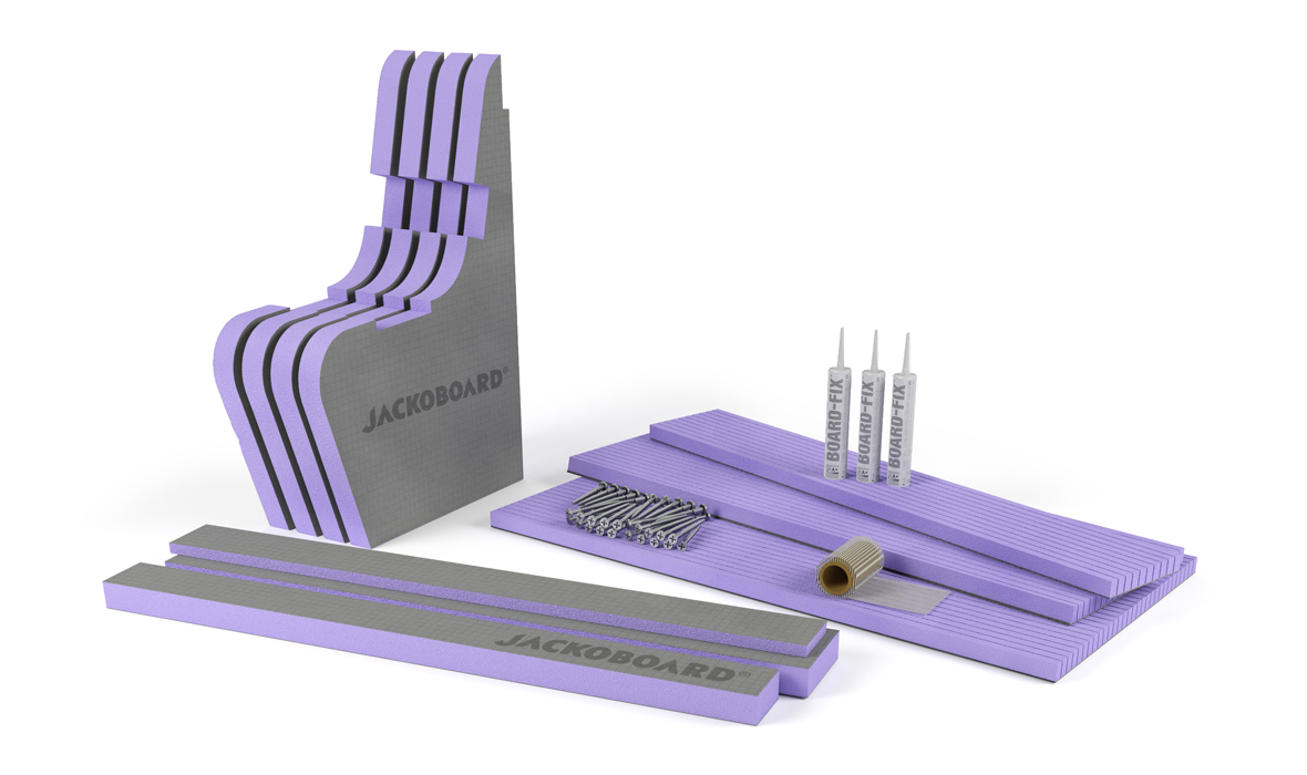 JACKOBOARD® S-Kit Libertà totale per una ristrutturazione personalizzata e confortevole del bagno